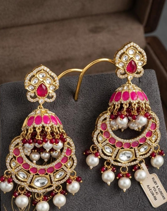 Valeria Luxe Jhumkas