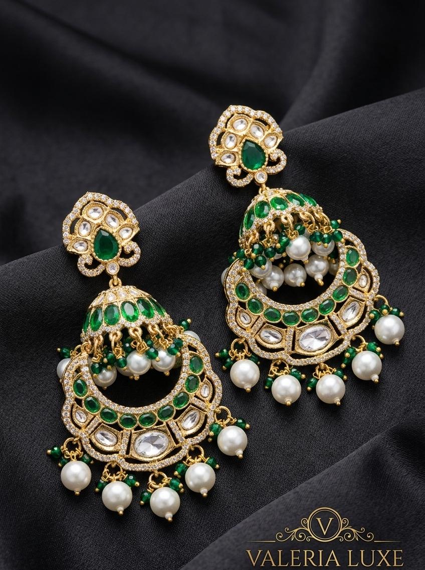Valeria Luxe Jhumkas