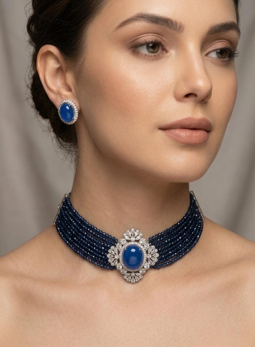 Regal Beauty Statement Choker Necklace