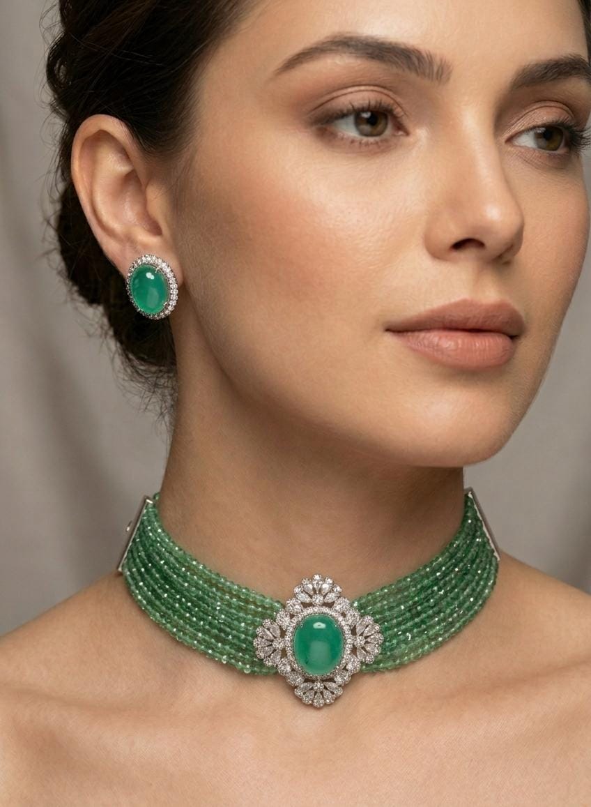 Regal Beauty Statement Choker Necklace