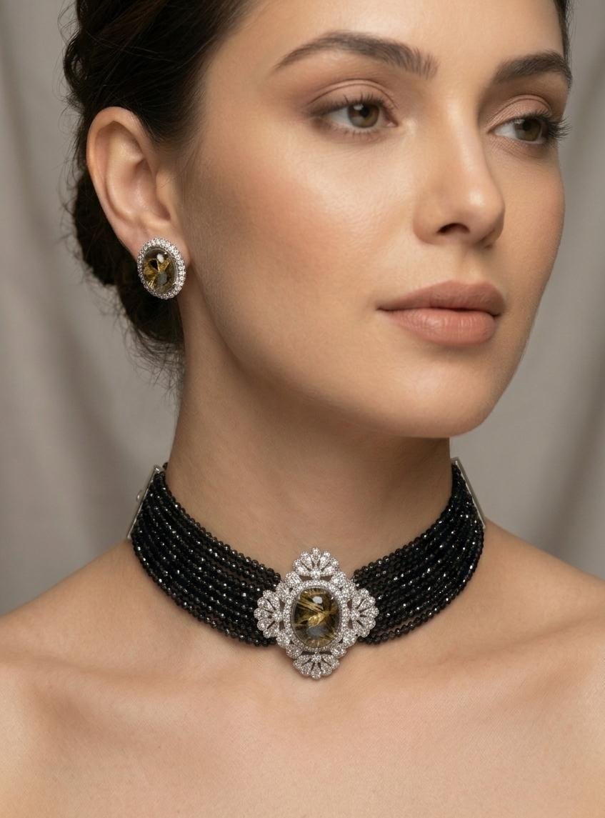 Regal Beauty Statement Choker Necklace