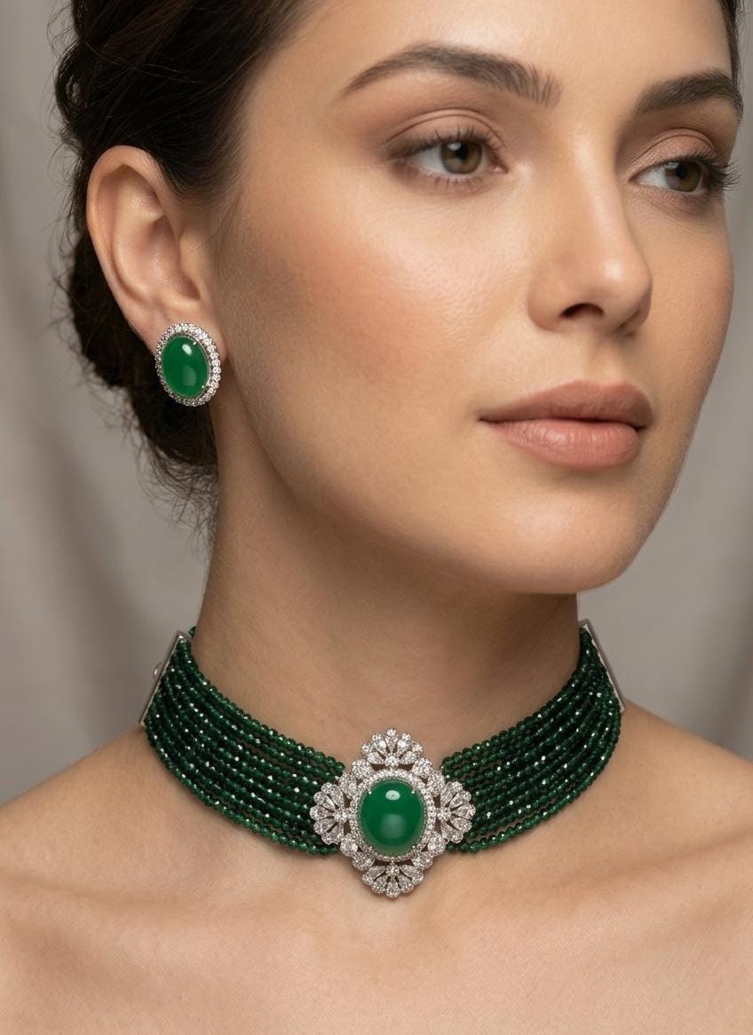 Regal Beauty Statement Choker Necklace