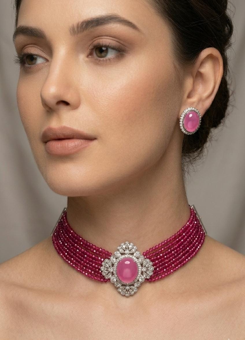 Regal Beauty Statement Choker Necklace
