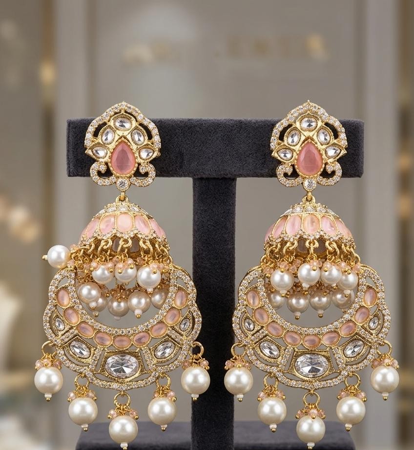 Valeria Luxe Jhumkas