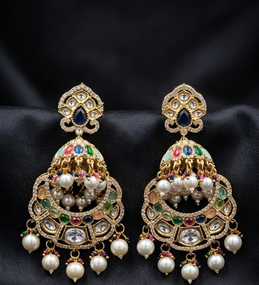 Valeria Luxe Jhumkas