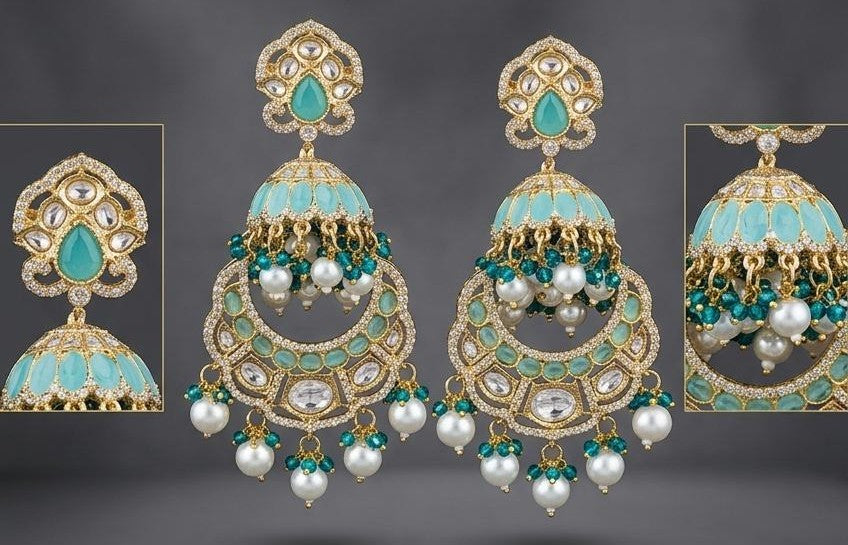 Valeria Luxe Jhumkas