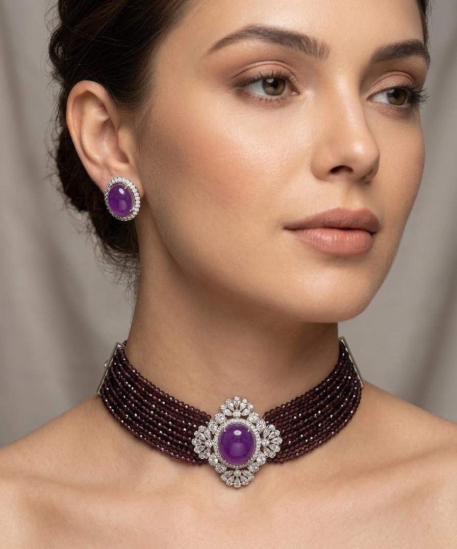 Regal Beauty Statement Choker Necklace
