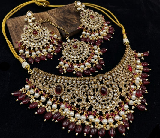 Begum noor royal kundan necklace
